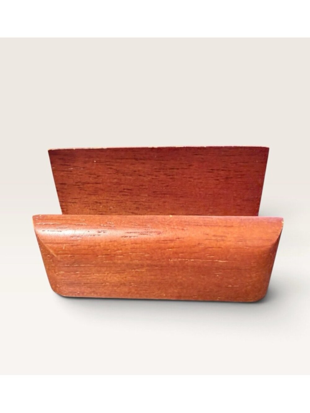 Rolodex 23330 Wooden Business Card Holder Desktop Desk Organizer Holder
